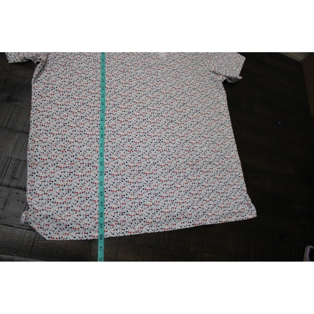 G/FORE Polo Shirt Mens 2XL White Floral Golf Performance Stretch Short Sleeve - Picture 4 of 9